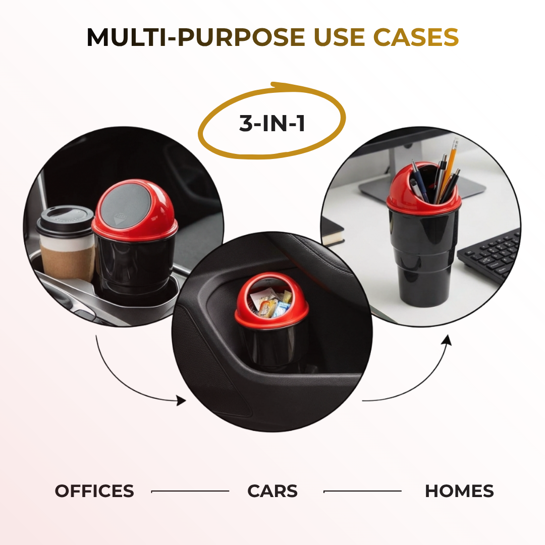 Airo Dump Car Dustbin with Lid