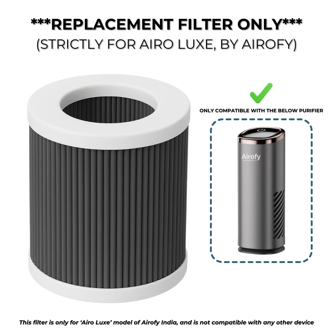 Airofy™ Airo Luxe - Replacement Filter [GREY] | True H13 HEPA Filter