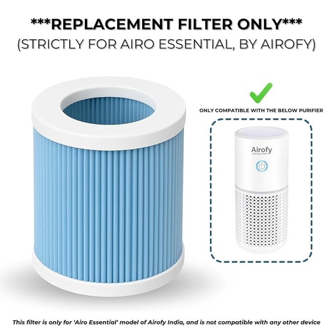 Airofy™ Airo Essential - Replacement Filter [BLUE] | True H13 HEPA Filter