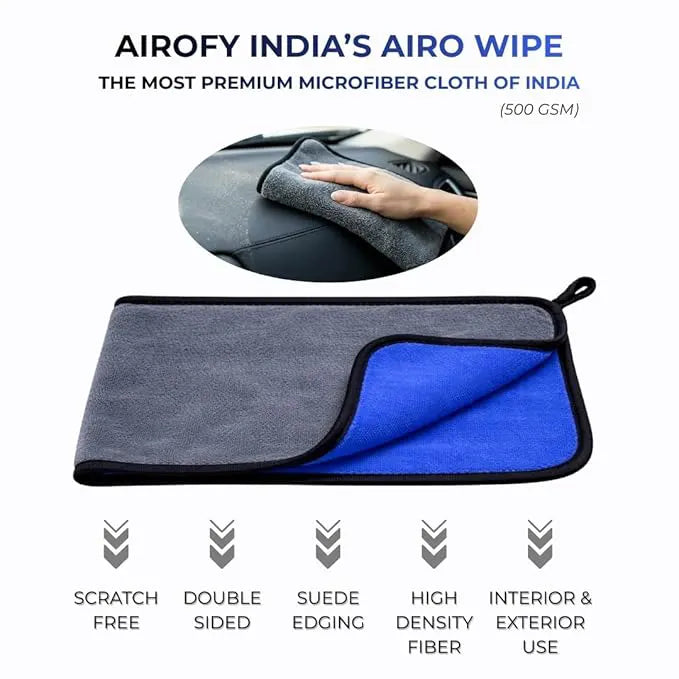 Airofy Airo Wipe Premium Microfiber Cleaning Cloth